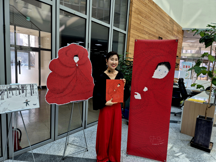 그림책 담요를 낭독한 그림책 작가 안성순