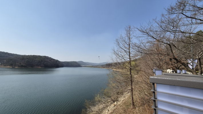 식물에 대한 이야기, 광교 근처 지명에 대한 역사 등을 스토리텔링 해주며 걸었다.