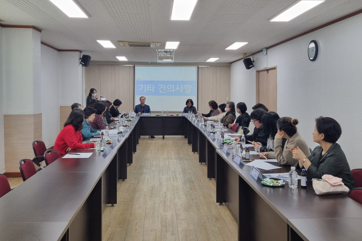 수원시 장안구 송죽동, '주민과 함께 만드는 배움터' 주민자치센터 간담회 개최 사진