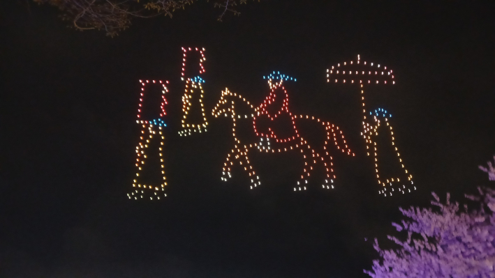 능행차 정조대왕 기마형상 모습