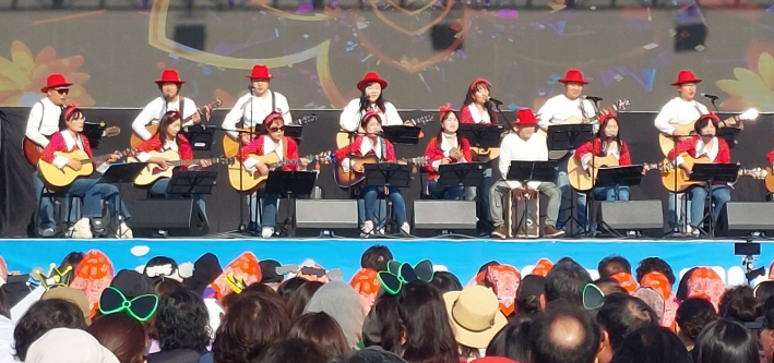 장려상을 수상한 조원1동 통기타 어울림