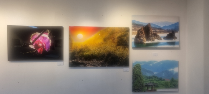 자태(과천), 반구대의 봄(울산), 도담 삼봉(단양)2점