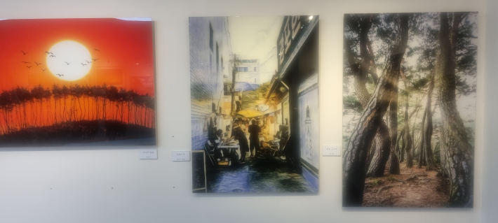 구미산 일몰(구미), 벼룩 시장(경주감포), 삼릉 소나무(경주)