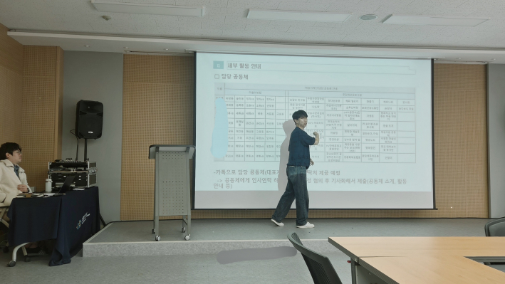 양해석 주임 담당공동체 설명