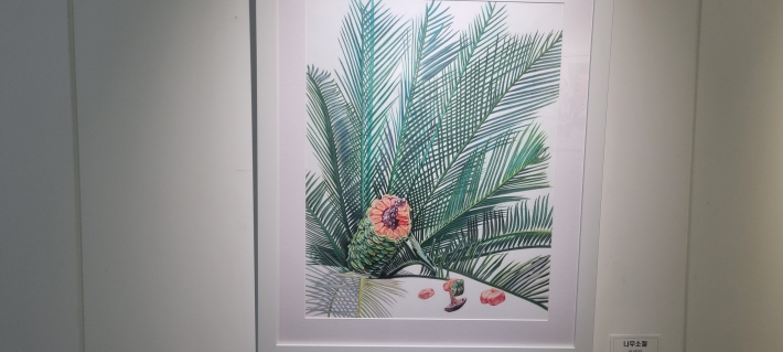 작품명: 나무 소철-허혜영 작품