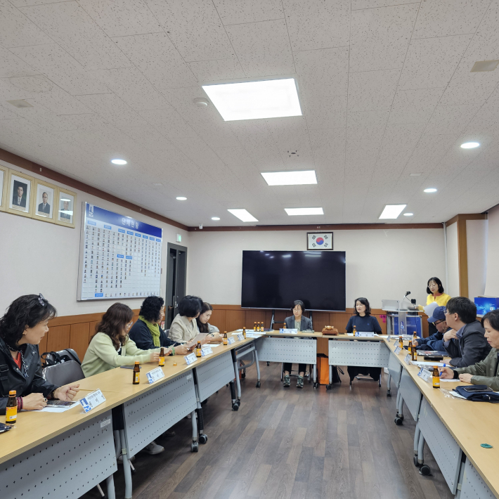 정자2동 마을만들기협의회 4월 월례회의 사진