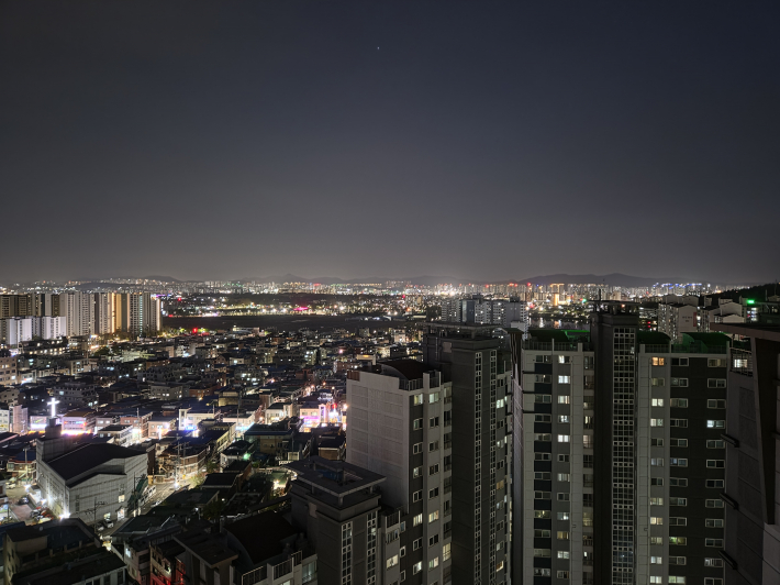 지구의 날 저녁 8시 이후 야경