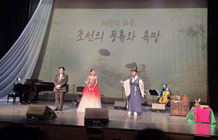 공연후 열정적인 커튼콜