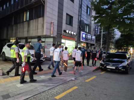 곡반정동 원룸밀집지역 합동순찰