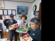 백청우 칼국수 산수 경로당에 만두 후원함.