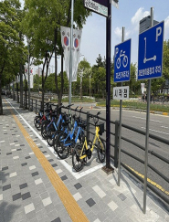 사진)공유 자전거·킥보드(PM) 지정주차구역    