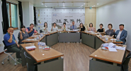 김인배 수원장안구청장이 조원2동 단체장들과 간담회를 나누고 있다.