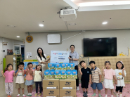 시립하늘채더퍼스트2어린이집에서 삼계탕 꾸러미를 후원해줬다.