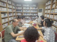 행궁동새마을문고회에서 8월 정례회의를 진행하고 있다.