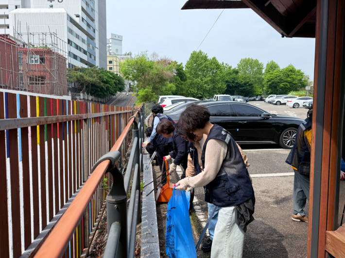 환경정비 활동 모습