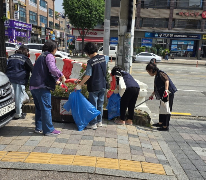 환경정비 모습