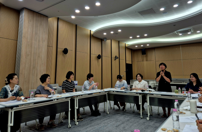 기획모니터링 분과장 인사 모습
