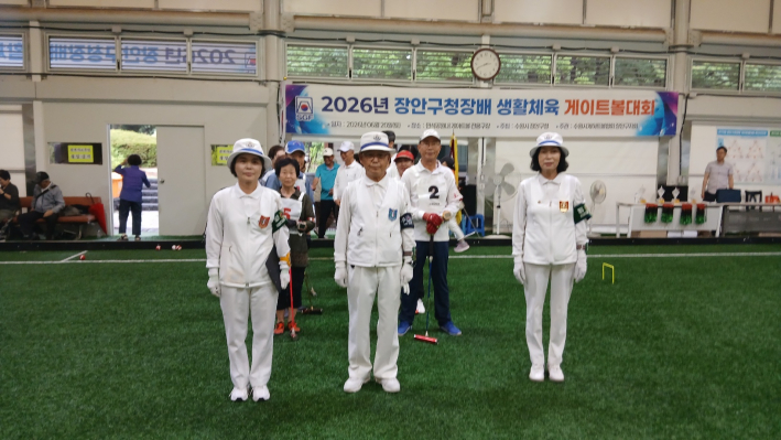본선 결승경기에 출전하는 만석A.B팀 장면