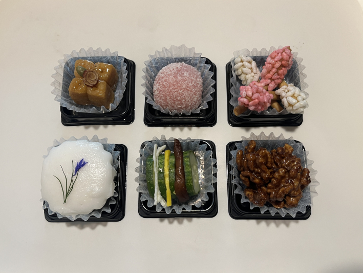 수원전통문화관에서 완성한 궁중다과세트