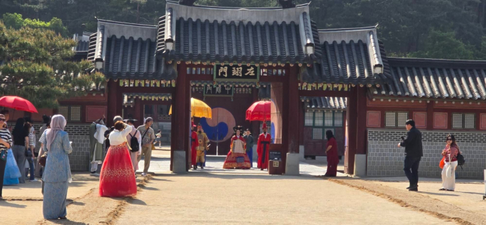 화성행궁 신풍루에서 펼쳐진 '장용영수위의식'