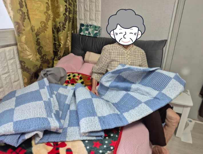 혹서기 물품 전달사진