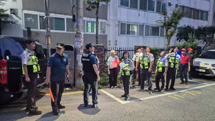 '우리 지역 안전은 우리가 책임진다' 우주방어 합동순찰