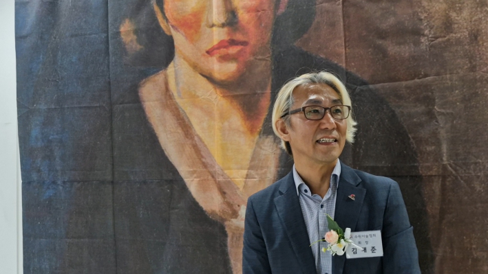 김대준 대회장이 인사말을 하고 있다