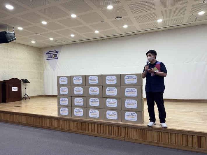 2026 경기 비발디 나눔사업-혹서기 지원사업 '여름愛 든든 한 끼 키트' 전달식 사진