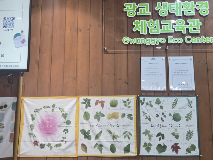 오늘도 광교에서 식물을 찾다  기념품 손수건 소개