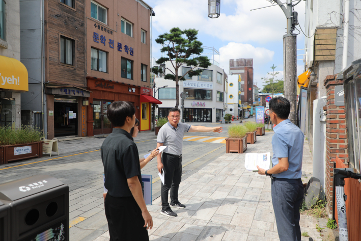 장마  종료 후 주요 현안지역 현장 점검 실시