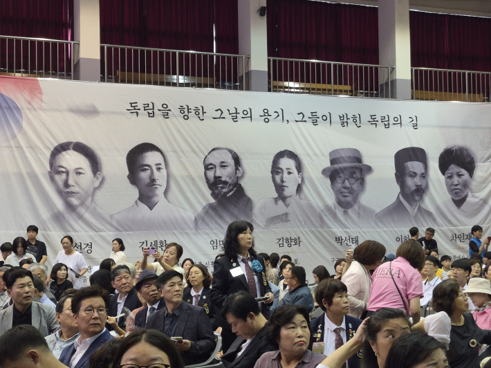 수원의 독립운동가 7인의 모습