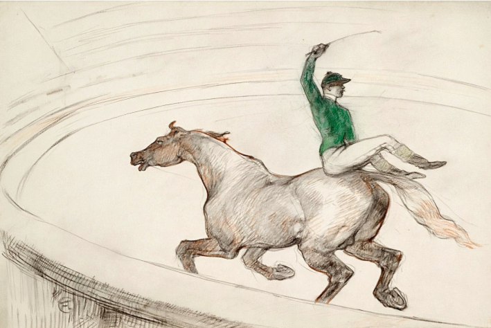 로트렉  말 그림