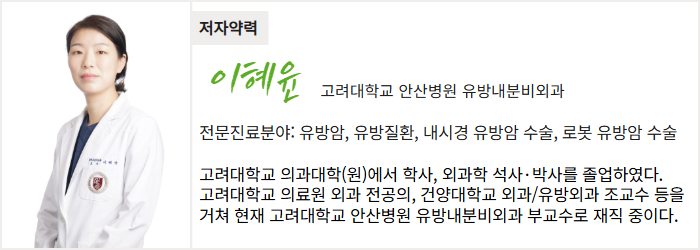 고려대학교 안산병원 유방내분비외과 이혜윤 교수