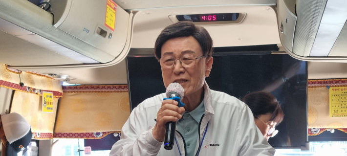 김열경 지회장의 감사와 격려의 인사말