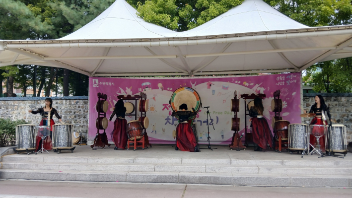 남사당놀이 북소리 장면