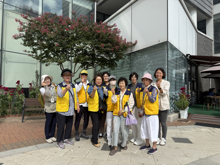 아름드리봉사단 역량강화교육 단체사진 