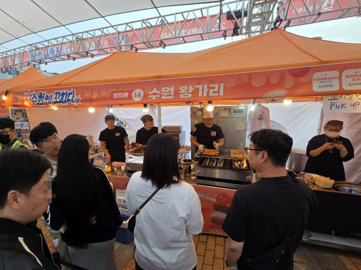 수원 양념갈비를 활용한 '수원갈비꼬치'