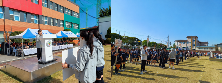 조미영 자혜학교 교장 개회사 전경