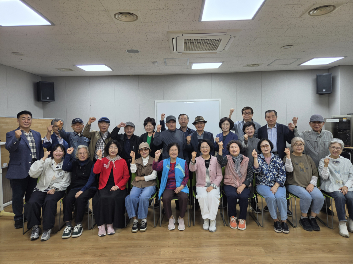 ▲ 선배시민봉사단 최종평가회 진행 사진