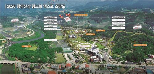 2020 함양산삼 항노화 엑스포 조감도 