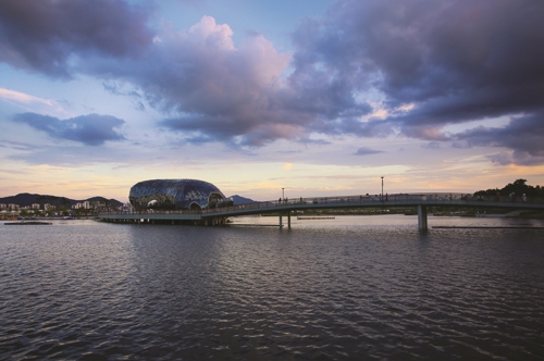 세종 방축천 호수공원길