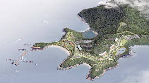 신시도 국립자연휴양림 기본 구상도