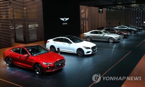 2019 서울모터쇼 현대 제네시스관 전경[제네시스 제공]