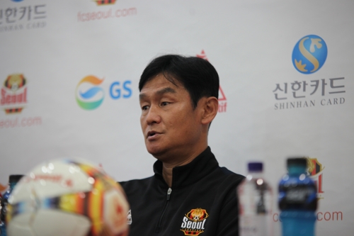 주말 울산전 앞둔 소감 밝히는 최용수 FC서울 감독