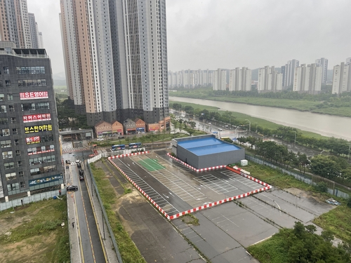 안산시 상록구 사동에 임시주차장 조성