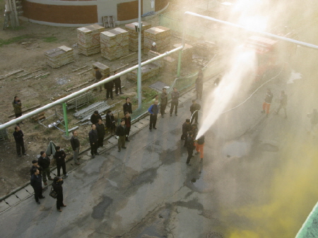 환경사업소 소방합동 훈련 실시_1