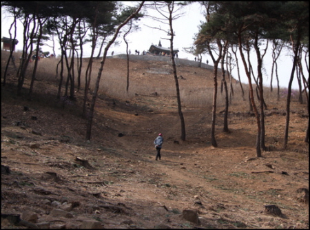 이제 팔달산 정상 서장대가 잘 보이네_1