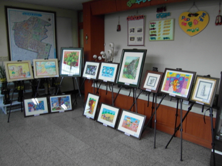 인계동 주민자치센터에서 그림 전시_1