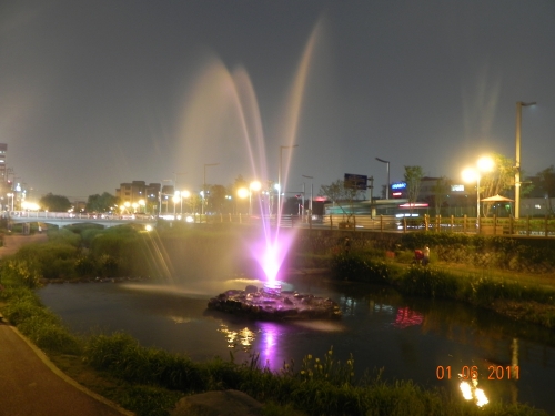 수원천 보훈원 앞 분수대 보수공사 완료_2