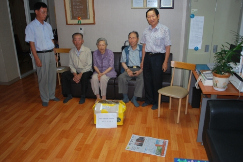 태장동, 초복맞이 복달임 수박 경로당 전달_1